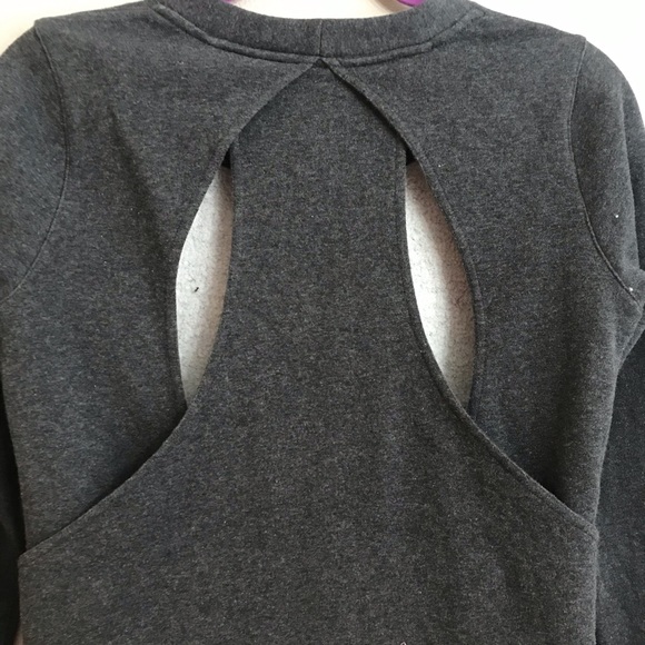 Lululemon Sweater Pullover Pockets Gray Sz 4 - Picture 6 of 7